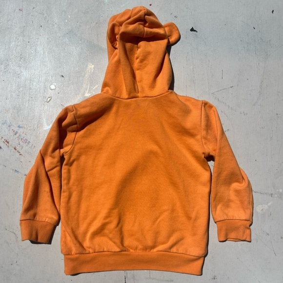 Kid's Winnie the Poo Hoodie Orange Face Cartoon 5/6 Disney Tigger STAINED Ears - Picture 12 of 16